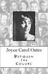 Joyce Carol Oates BETWEEN THE COVERS