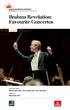 Brahms Revelation: Favourite Concertos