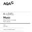 A-LEVEL Music. MUSC4 Music in Context Mark scheme June Version 1.0: Final Mark Scheme