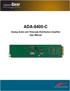 ADA-8405-C. Analog Audio and Timecode Distribution Amplifier User Manual
