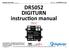 DR5052 DIGITURN instrucon manual