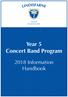 Year 5 Concert Band Program