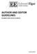 AUTHOR AND EDITOR GUIDELINES BUSINESS AND SOCIAL SCIENCES