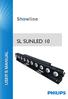 Website:   Version as of: Rev1.0. SL SUNLED 10 LED Luminaire installation & User s Manual