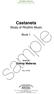 Castanets Study of Rhythm Music