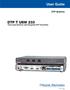 User Guide DTP T USW 233. DTP Systems. Three Input Switcher with Integrated DTP Transmitter Rev. E 02 18