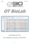 OT BioLab UserManual v3.3 for software version