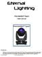 Eternal Lighting. Premier150 Spot. User Manual