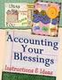 Accounting YOur Blessings ARTsignment Kit