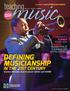 DEFINING MUSICIANSHIP. IN THE 21ST CENTURY Wynton Marsalis, Jazz at Lincoln Center, and NAfME STEINBACHER. Options For SUMMER STUDY 2014