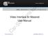 Video Interface for Maserati User Manual