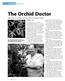 The Orchid Doctor. Alan Porter is smitten with rare flowers exquisite beauty. By Dianna Troyer