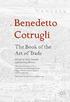 The Book of the Art of Trade. Edited by Carlo Carraro and Giovanni Favero