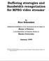 Buffering strategies and Bandwidth renegotiation for MPEG video streams