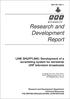 Research and Development Report