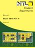 Student Experiments ELECTRONICS. Manual P9160-4F.