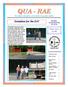 QUA - RAE. Donation for the EOC. Radio Association of Erie. The Official Newsletter of the Radio Association of Erie. Volume 2, Issue 6 July 2003
