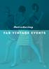 Introducing FAB VINTAGE EVENTS