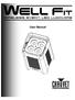 The WELL Fit User Manual Rev. 1 is the first edition of this manual. Go to   for the latest version.