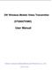 2W Wireless Mobile Video Transmitter (ST6000TKMD) User Manual
