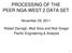 PROCESSING OF THE PEER NGA-WEST 2 DATA SET
