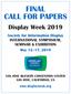 FINAL CALL FOR PAPERS