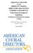 ARKANSAS CHAPTER. AMERICAN CHORAL DIRECTORS ASSOCIATION SUMMER CONFERENCE Professional Development Handbook