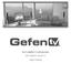 4X1 Gefen TV Switcher GTV-HDMI N. User Manual