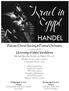Palouse Choral Society & Festival Orchestra. University of Idaho Vandaleers