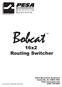 Bobcat 16x2 Routing Switcher