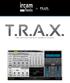 T.R.A.X. SPAT. Real-time Voice and Sonic Modeling Processor. by by. Multiformat Room Acoustic Simulation & Localization Processor