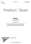 Hungry Timothy C. Takach pdf download - $1.50 GP-T016.1 printed - $3.00 SATB a cappella. Timothy C. Takach. Hungry. for a cappella SATB choir