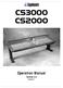 CS3000 CS2000 Operation Manual Version 3.0 Revision 1