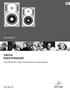 User Manual TRUTH B2031P/B2030P. High-Resolution, Ultra-Linear Reference Studio Monitor