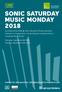 SONIC SATURDAY MUSIC MONDAY 2018