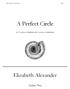 SEA SHEET MUSIC $5.00. A Perfect Circle. for 3-5 octaves of handbells and 3-4 octaves of handchimes. Elizabeth Alexander.