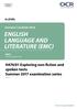 ENGLISH LANGUAGE AND LITERATURE (EMC)