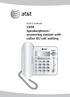 User s manual Speakerphone/ answering system with caller ID/call waiting