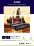 G4500. Portable Power Quality Analyser. Energy Efficiency through power quality