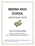 MEDINA HIGH SCHOOL LIBRARY MEDIA CENTER APA CITATION GUIDE. Adapted from the Purdue Owl Website:
