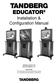 TANDBERG EDUCATOR 2. Installation & Configuration Manual. Software Version B4 Control Software V4.1