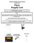 Walsh Middle School Band Flute Supply List