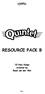 RESOURCE PACK B 10 New Songs created by Ruud van der Wel