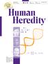 print ISSN Human Heredity 80(3) (2015) online e-issn