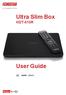 Ultra Slim Box HDT-610R. User Guide