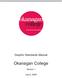 Graphic Standards Manual. Okanagan College. Version 1