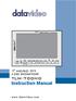 TLM-700HD 7 TFT LCD MONITOR VOL. SOURCE PATTERN BLUE MENU ENTER POWER OFF 7 HD/SD TFT LCD MONITOR TLM-700HD. Instruction Manual