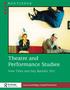 Theatre and Performance Studies. New Titles and Key Backlist