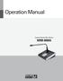 Operation Manual. System Remote Mic Station NRM-8000A