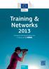 Training & Networks. European training programmes co-financed by. Media. training & networks